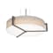 Afx Apex 27in. Medium Base Pendant, Weathered Grey Finish, Jute Shade APP2432MBWG-JT - alternate 1